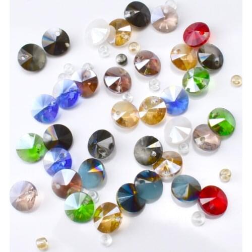 All colors Austria beads colorful glass crystal beads Loose jewelry beads for earring Jewelry Making DIY Handmade Accessories