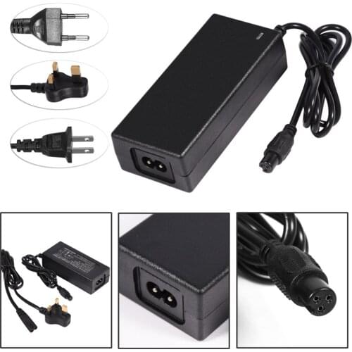 Power Adapter Lithium Battery Safe Charger for Electric Balance Scooter with US/ UK/ EU Plug