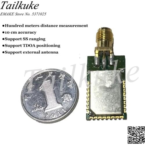 Dwsma Long Distance Wireless Ultra Wide Band RF Module Dwm1000 Upgrade UWB Indoor Location and Ranging