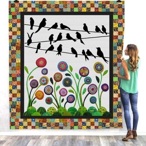 Bird 3d printed fleece blanket for Beds Hiking Picnic Thick Fashionable Bedspread Sherpa Throw Blanket 03