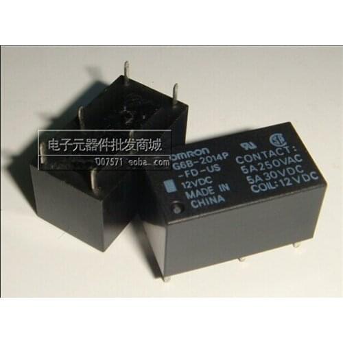 HOT NEW G6B-2014P-FD-US-12VDC G6B-2014P-FD-US 12VDC G6B-2014P DC12V 5A OMRON DIP6
