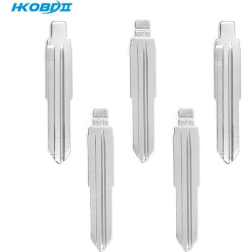 HKOBDII #29 for Hyundai Sonata Santa Fe JAC Metal Blank Uncut Flip KD Remote Key Blade Type