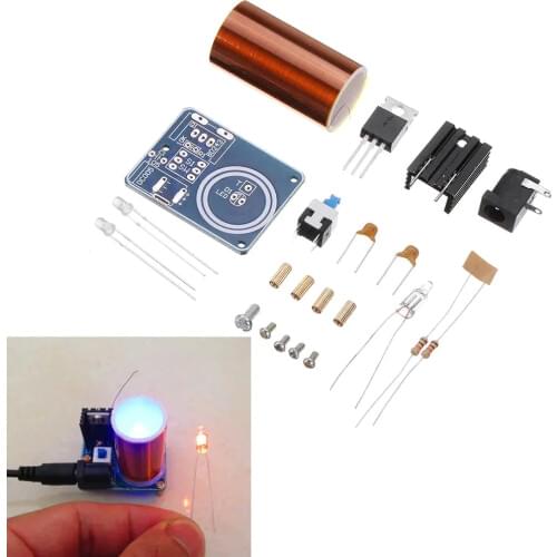 Mini 12V Power Supply Tesla Coil Module DIY Spare Space Lighting Tech Electronic Production Kit