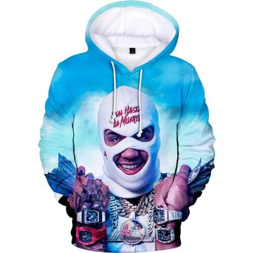Trendy Peculiar Anuel AA Real Hasta la Muerte 3D Print Men Hoodie Pullovers Sweatshirts Men/Women Long Sleeve Men Hoodie Pullove