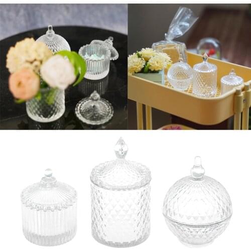 1 Set 3 Pieces 1:6 Plastic Sugar Candy Bottle Set Lovely Dollhouse Decoration Set Doll House Kitchen Accessories