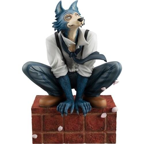 Newest Legoshi Anime Figure Toys Timber Wolf Legosi PVC Action Figure Toys Squatting Collectible Model Doll Gift 17cm