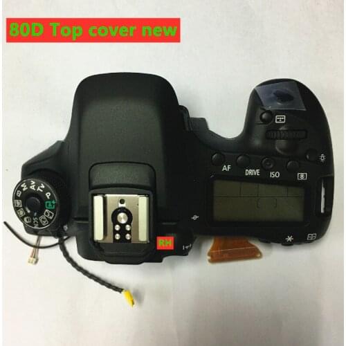 NEW For Canon 80D Top Cover Aperture wheel Case Ass'y With LCD Display Power Switch Camera Repair Part Free Shipping
