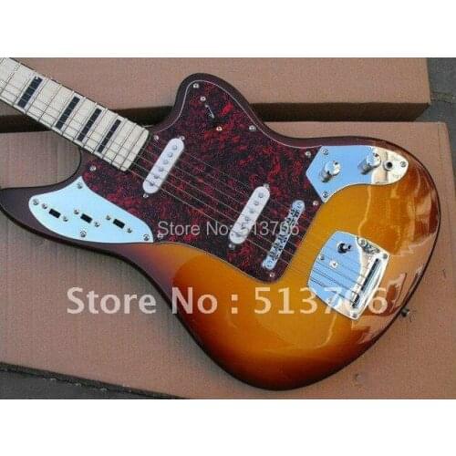 New Arrival honey sunburst Electric Guitars maple fingerboard high quality free shipping