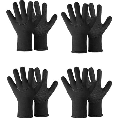 Gloves 3mm Thermal Anti-Slip Diving Gloves Snorkeling Kayaking Sailing Gloves Water Sports Gloves for Surfing