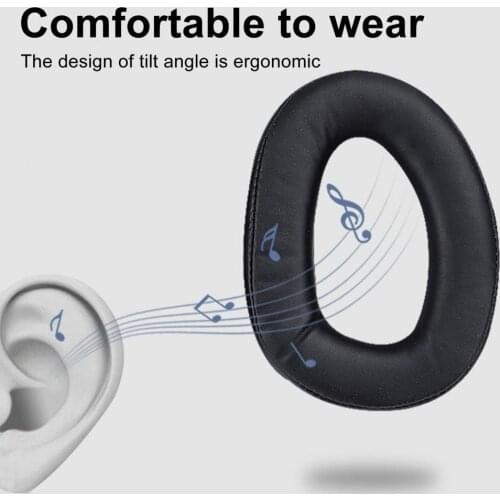Suitable for Sennheiser GSP Series GSP 300 301 302 303 350 Headset Sponge Sleeve Headset Earmuffs Replacement Ear Pads