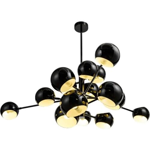 Modern Metal multi-heads spherical chandelier LED Suspension Lamp Retro For Parlor Clothing Store Garden Home lighting PA0485