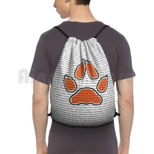 Andreil Quotes Backpack Drawstring Bags Gym Bag Waterproof Andreil The Foxhole Court All For The Game Neil Josten Andrew