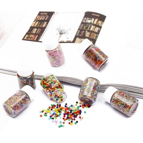 1 bottle 30g 2mm Glass Seed Beads Charm Czech beads small jewelry beads DIY Bracelet Necklace For Jewelry Making Accessories