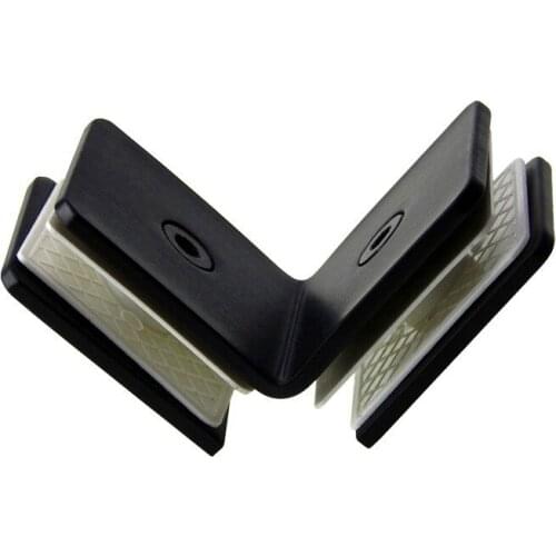 304 Stainless Steel Glass Clamp glass Shelf Clip glass holder Shower Room L-Camp Bathroom Clip