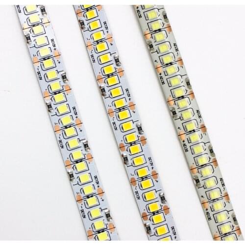 LED Strip 240LEDs/m DC12V High Brightness 2835 240LEDs/m Flexible LED Light Warm White / White 5m/lot