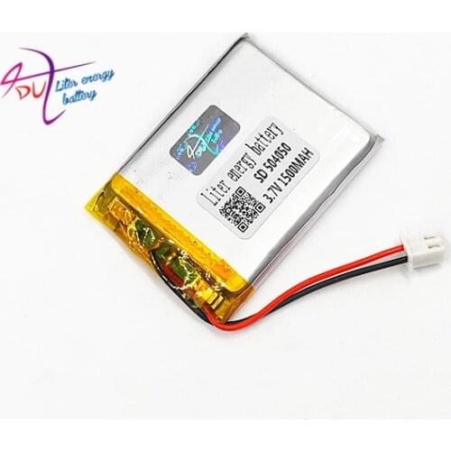XHR-2P 2.54 1500mAh 3.7V 484251 polymer battery 504050 story machine driving recorder