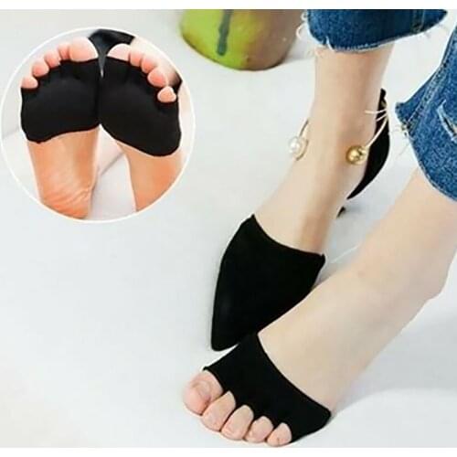 1 Pair Cute Five Toe Socks Foot Care Tools Toe Splitter Socking For Foot Orthopedic Toe Separators Sock Protector Care Supplies