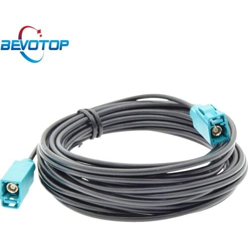 1PCS RG174 Coax Cable FAKRA Z Female to Female Jack Adapter Auto Car Navigation GPS Antenna Extension Pigtail Coax Cable