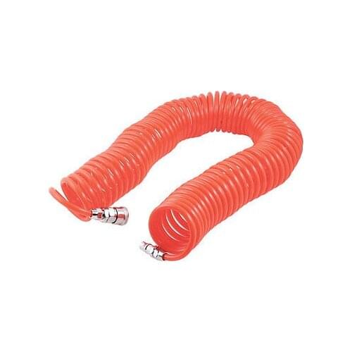 15M Length 8mm x 5mm Quick Connect Polyurethane Tube Air PU Hose Orange Red