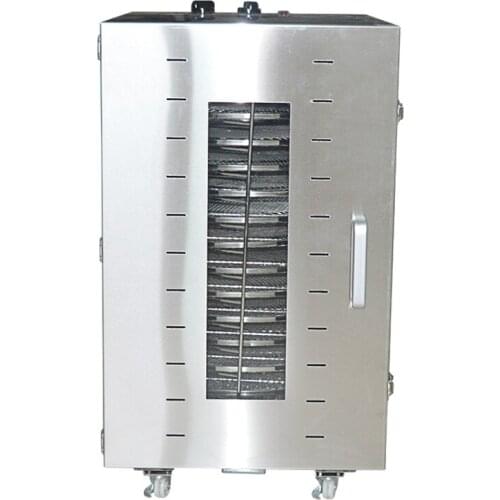 16-layers Food dehydrator Commercial food dryer ST-02 Stainless steel fruits/ vegetables/meat drying machine 220V 1500W 1pc