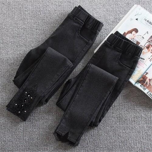 2020 Plus Size 5xl Seamless High Waist Warm Jeans Leggings Women Autumn and Winter Elastic Jeggings Pants Black Leggins Stretch