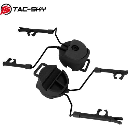TAC-SKY tactical headset comtac i ii iii peltor helmet ARC OPS-CORE helmet track adapter headset bracket tactical bracket BK