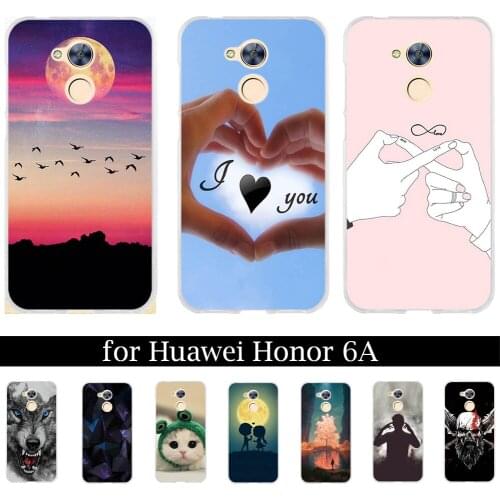 CEOTNG FOR Huawei Honor 6A Case DLI-TL20 Cover Funda Silicone Cover for Huawei Honor 6A Honor6A Protective Back Phone Cases