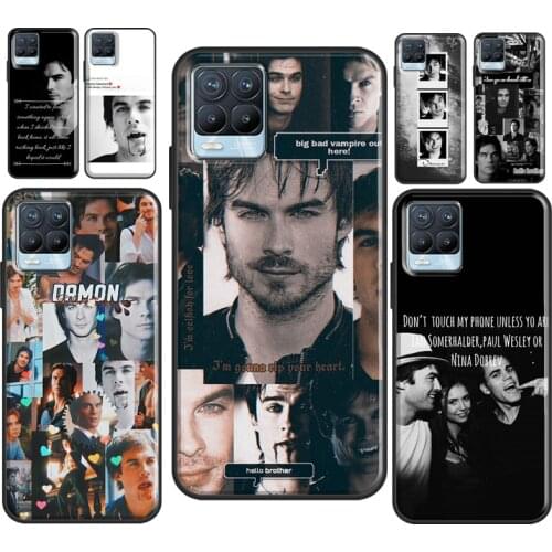 Damon Salvatore Vampire Diaries Case For OnePlus 9 Pro 7 8 T Nord Cover For OPPO Realme C3 C11 C15 C21 GT Neo 6 7 8 Pro