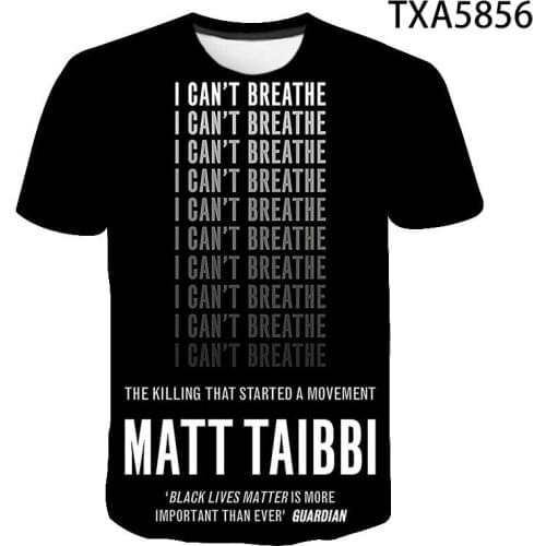 Black Lives Matter T Shirts Fashion Men and Women T-shirt Short Sleeve Unisex I Can't Breathe George Floyd Tshirt Streetwear New