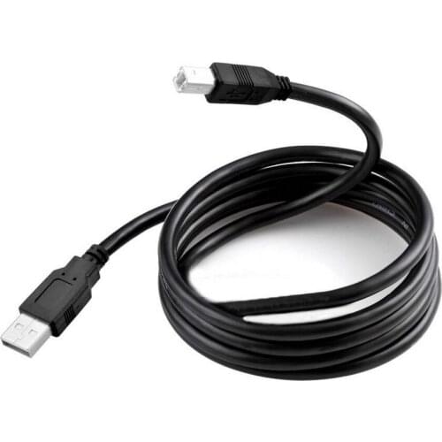 100pcs 1.8M USB 2.0 A to B Male Adapter Data Cable for Epson Canon Sharp HP Type B Printer Scanner Extension Wire Cord