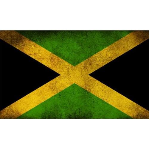 KAFNIK,Custom jamaica do the old Flag Retro National Flag 14*21cm/30*45cm/60*90cm(2*3ft)/90*150cm for home Decorative