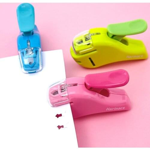 KOKUYO Japan Stationery Awards Stitchless Stapler Mini Embossed Air Environmental Friendly Portable Labor-saving Stapler