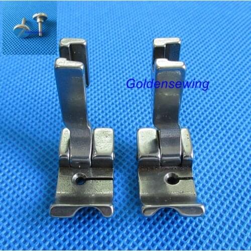 LEFT+RIGHT Zipper PIPING CORDING FOOT HIGH SHANK for JUKI BROTHER HIGHLEAD SINGER CONSEW please choose your wanted size