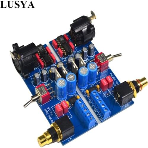 Lusya SSM2141 balanced XLR signal to unbalanced RCA single-ended power amplifier for amplifier board T0885