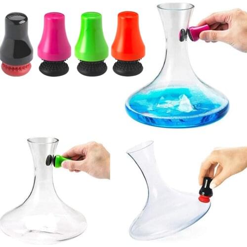 Magnetic Silicone Spot Scrubber Glass Bottle Cleaning Rubber Brush Car Window Aquarium Fish Tank Handy Clean Tool