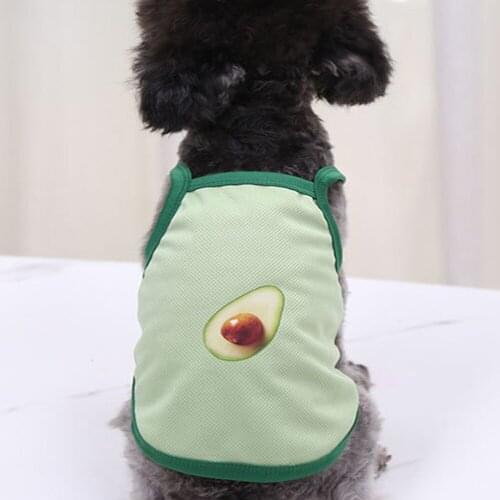Miflame Funny Dog Vests Mesh Dog T-shirt For Dog Clothes Small Dog Sleeveless Schnauzer Chihuahua Vests Lovely Pet Shirts Casual