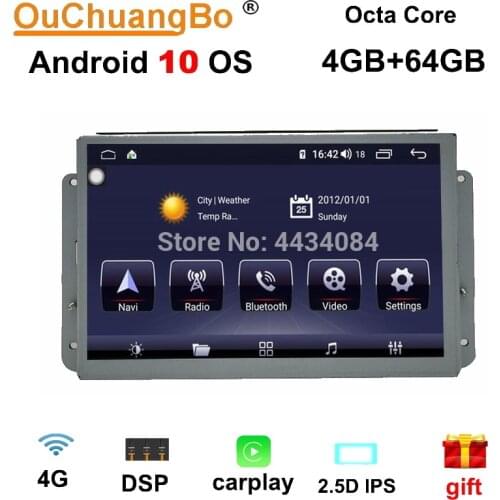 Ouchuangbo 9 inch car GPS radio stereo for MG 950 support 8 cores carplay 4GB+64GB DSP android 10.0 OS