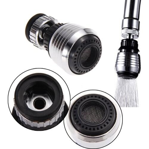 360 Rotate Swivel Faucet Nozzle Water Filter Adapter Water Faucet Nozzle Water Saving Tap Aerator Diffuser Kitchen Sprayer