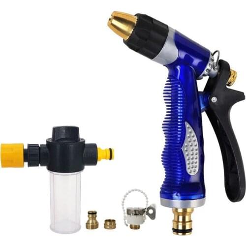 Dropshipping Garden Water Gun High-Pressure Water Hose Nozzle Foam Car Wash Cleaning Tools Plantenspuit Watering Water Spray Gun