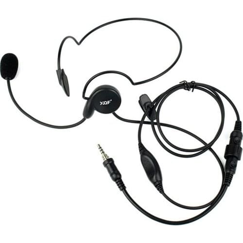 Advanced Unilateral Headphone Mic Neckband Earpiece Cycling Field Tactical Headset For Yaesu Vertex Radio VX-6R 7R 6E 7E 120 127