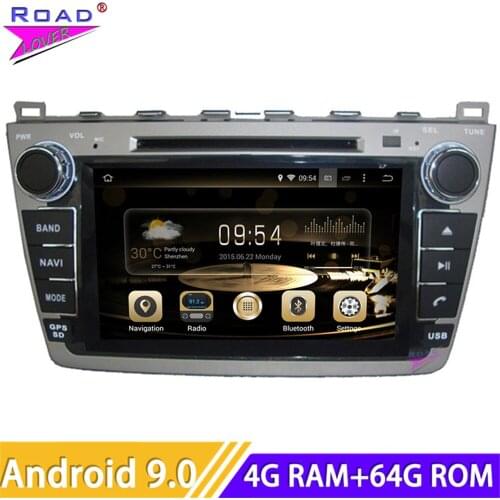 Roadlover Android 9.0 Car Multimedia DVD Player For Mazda 6 Mazda 6 Ruiyi Mazda 6 Ultra 2008- Stereo GPS Navigation Automagnitol