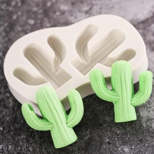 Cactus Silicone Mold Fondant Mould Cake Decorating Tools Chocolate Gumpaste Mold Sugarcraft Kitchen Accessories
