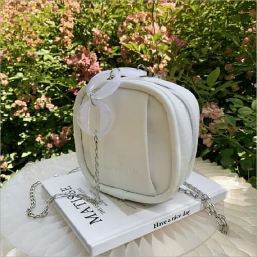 Female Crossbody Bag Ins Fashion Chain Solid Color Mini Square Bags Summer New Design Messenger Lipstick Bag Women Сумка Женская