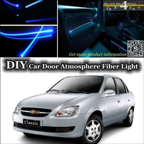 Interior Ambient Light Tuning Atmosphere Fiber Optic Band Lights For Chevrolet Classic Door Panel illumination (Not EL light)