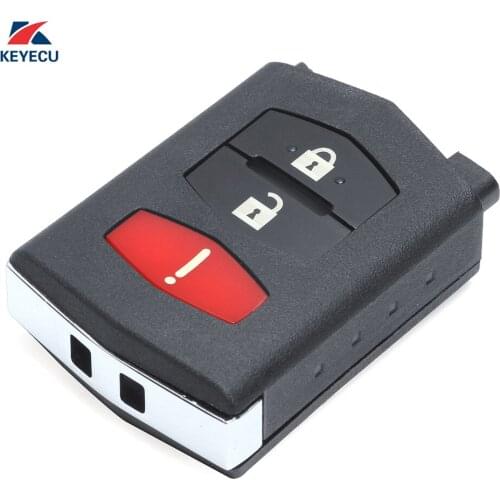 KEYECU Replacement Remote Car Key Fob 2+1 Button for Mazda 6 2006-2008,RX-8 2004-2008 FCC ID: KPU41788