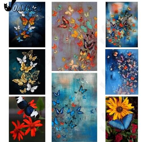 Animal 5D Diy Diamond Painting Vintage Butterfly Cross Stitch Rhinestone Abstract Mosaic Kit Handmade Inlaid Gift Home Decor