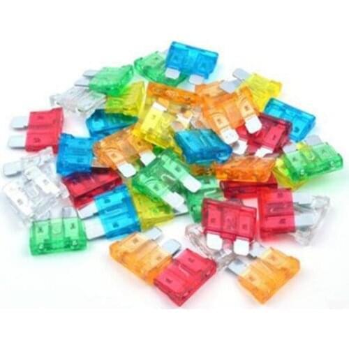20pcs Auto Car Truck ATC Fuse Car Fuse Blade 1A 2A 3A 5A 7.5A 10A 15A 20A 25A 30A 35A 40A