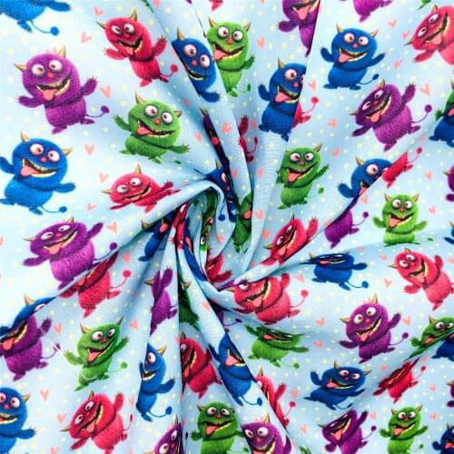 50*145cm Cartoon Printed Pure/Polyester Cotton Fabric for Tissue Sewing Quilting Fabrics Needlework Material DIY,1Yc17806