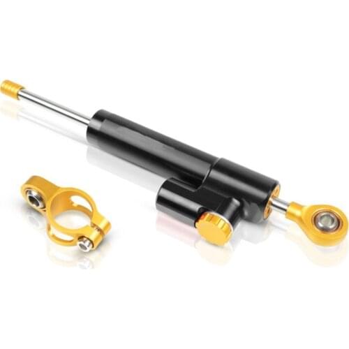 Motorcycle Handlebar Accessories Titanium Ruler Universal Shock Absorber Direction Damper Steering Stabilizer Damper Crossborder