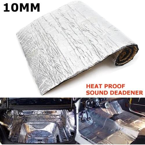 Aluminum Foil Sound Insulation Cotton Car Noise Cotton Water Pipe Cotton Thermal Insulation Board 10mm Thick